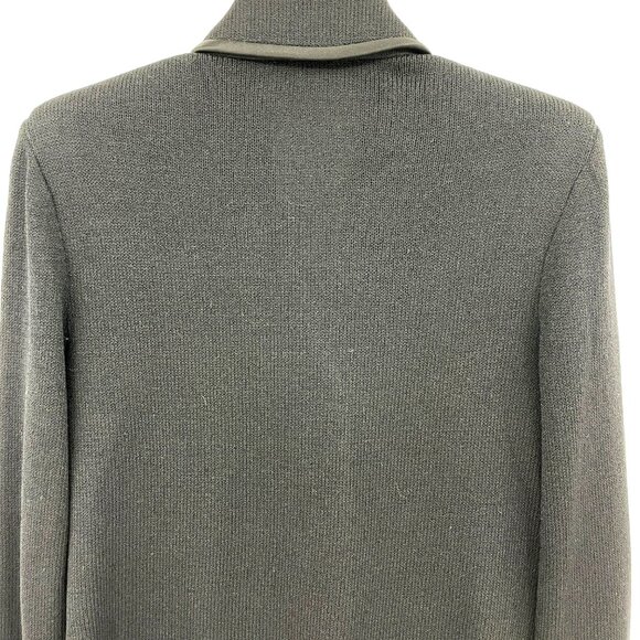ST. John Evening Black Knit Blazer w/Jeweled Buttons - Picture 6 of 10